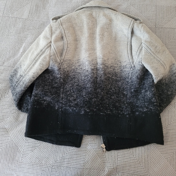 GAP Wool Ombre Moto Jacket - Picture 2 of 2